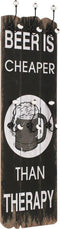 vidaXL - Wandkapstok - met - 6 - haken - 120x40 - cm