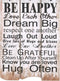 vidaXL - Wandkapstok - met - 6 - haken - FAMILY - RULES - 120x40 - cm