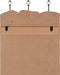 vidaXL - Wandkapstok - met - 6 - haken - MEN - LADIES - 120x40 - cm