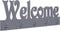 vidaXL - Wandkapstok - WELCOME - 74x29,5 - cm - grijs