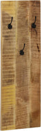 vidaXL - Wandkapstokken - 2 - st - 36x110x3 - cm - massief - mangohout