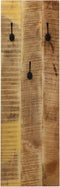 vidaXL - Wandkapstokken - 2 - st - 36x110x3 - cm - massief - mangohout