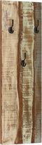 vidaXL - Wandkapstokken - 2 - st - 36x3x110 - cm - massief - gerecycled - hout
