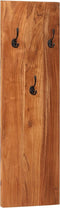 vidaXL - Wandkapstokken - 2 - st - 36x3x110 - cm - massief - acaciahout