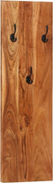 vidaXL - Wandkapstokken - 2 - st - 36x3x110 - cm - massief - acaciahout