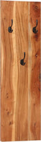 vidaXL - Wandkapstokken - 2 - st - 36x3x110 - cm - massief - acaciahout