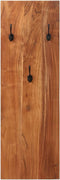 vidaXL - Wandkapstokken - 2 - st - 36x3x110 - cm - massief - acaciahout