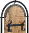 vidaXL - Wandkapstokken - 2 - st - met - 4 - haken - massief - ruw - mangohout