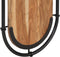 vidaXL - Wandkapstokken - 2 - st - met - 4 - haken - massief - acaciahout
