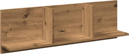 vidaXL - Wandkast - 100x16,5x30 - cm - bewerkt - hout - artisanaal - eikenkleurig