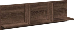 vidaXL - Wandkast - 100x16,5x30 - cm - bewerkt - hout - bruin - eikenkleur