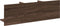 vidaXL - Wandkast - 100x16,5x30 - cm - bewerkt - hout - bruin - eikenkleur