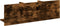 vidaXL - Wandkast - 100x16,5x30 - cm - bewerkt - hout - gerookt - eikenkleurig