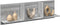 vidaXL - Wandkast - 100x16,5x30 - cm - bewerkt - hout - grijs - sonoma - eikenkleurig