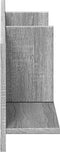 vidaXL - Wandkast - 100x16,5x30 - cm - bewerkt - hout - grijs - sonoma - eikenkleurig