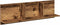 vidaXL - Wandkast - 100x16,5x30 - cm - bewerkt - hout - oud - houtkleurig