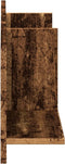 vidaXL - Wandkast - 100x16,5x30 - cm - bewerkt - hout - oud - houtkleurig