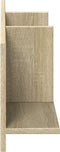 vidaXL - Wandkast - 100x16,5x30 - cm - bewerkt - hout - sonoma - eikenkleurig