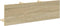 vidaXL - Wandkast - 100x16,5x30 - cm - bewerkt - hout - sonoma - eikenkleurig