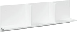 vidaXL - Wandkast - 100x16,5x30 - cm - bewerkt - hout - wit