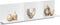vidaXL - Wandkast - 100x16,5x30 - cm - bewerkt - hout - wit