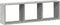 vidaXL - Wandkast - 100x16x30 - cm - bewerkt - hout - betongrijs