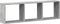 vidaXL - Wandkast - 100x16x30 - cm - bewerkt - hout - betongrijs