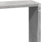 vidaXL - Wandkast - 100x16x30 - cm - bewerkt - hout - betongrijs