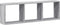 vidaXL - Wandkast - 100x16x30 - cm - bewerkt - hout - grijs - sonoma - eikenkleurig