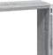vidaXL - Wandkast - 100x16x30 - cm - bewerkt - hout - grijs - sonoma - eikenkleurig