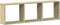 vidaXL - Wandkast - 100x16x30 - cm - bewerkt - hout - sonoma - eikenkleurig