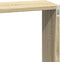 vidaXL - Wandkast - 100x16x30 - cm - bewerkt - hout - sonoma - eikenkleurig