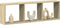 vidaXL - Wandkast - 100x16x30 - cm - bewerkt - hout - sonoma - eikenkleurig