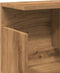vidaXL - Wandkast - 100x20x30 - cm - bewerkt - hout - artinsanaal - eikenkleurig