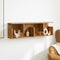 vidaXL - Wandkast - 100x20x30 - cm - bewerkt - hout - artinsanaal - eikenkleurig