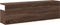 vidaXL - Wandkast - 100x20x30 - cm - bewerkt - hout - bruin - eikenkleur