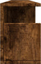 vidaXL - Wandkast - 100x20x30 - cm - bewerkt - hout - gerookt - eikenkleurig