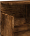 vidaXL - Wandkast - 100x20x30 - cm - bewerkt - hout - gerookt - eikenkleurig