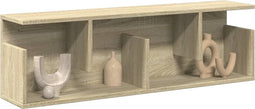 vidaXL - Wandkast - 100x20x30 - cm - bewerkt - hout - sonoma - eikenkleurig