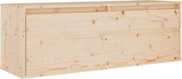 vidaXL - Wandkast - 100x30x35 - cm - massief - grenenhout