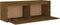 vidaXL - Wandkast - 100x30x35 - cm - massief - grenenhout - honingbruin