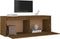 vidaXL - Wandkast - 100x30x35 - cm - massief - grenenhout - honingbruin