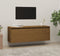 vidaXL - Wandkast - 100x30x35 - cm - massief - grenenhout - honingbruin