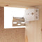 vidaXL - Wandkast - 100x30x35 - cm - massief - grenenhout