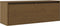 vidaXL - Wandkast - 100x30x35 - cm - massief - grenenhout - honingbruin