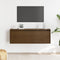 vidaXL - Wandkast - 100x30x35 - cm - massief - grenenhout - honingbruin