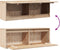 vidaXL - Wandkast - 100x30x35 - cm - massief - grenenhout