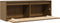 vidaXL - Wandkast - 100x30x35 - cm - massief - grenenhout - honingbruin