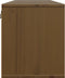 vidaXL - Wandkast - 100x30x35 - cm - massief - grenenhout - honingbruin