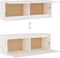 vidaXL - Wandkast - 100x30x35 - cm - massief - grenenhout - wit